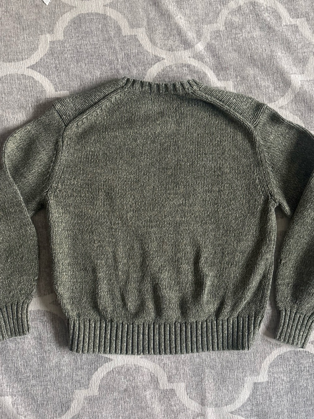 Polo Ralph Lauren Logo Green Sweater S - Picture 5 of 5